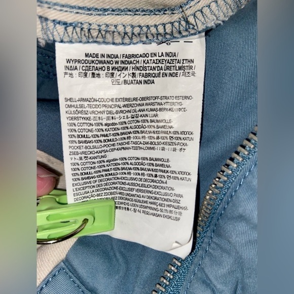 2/40$ Men’s VANS 100% cotton flat front dusty blue shorts size 38 - Picture 6 of 9